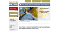 Desktop Screenshot of constructeursregister.nl