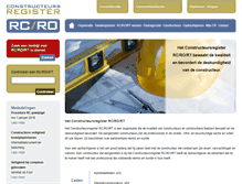 Tablet Screenshot of constructeursregister.nl